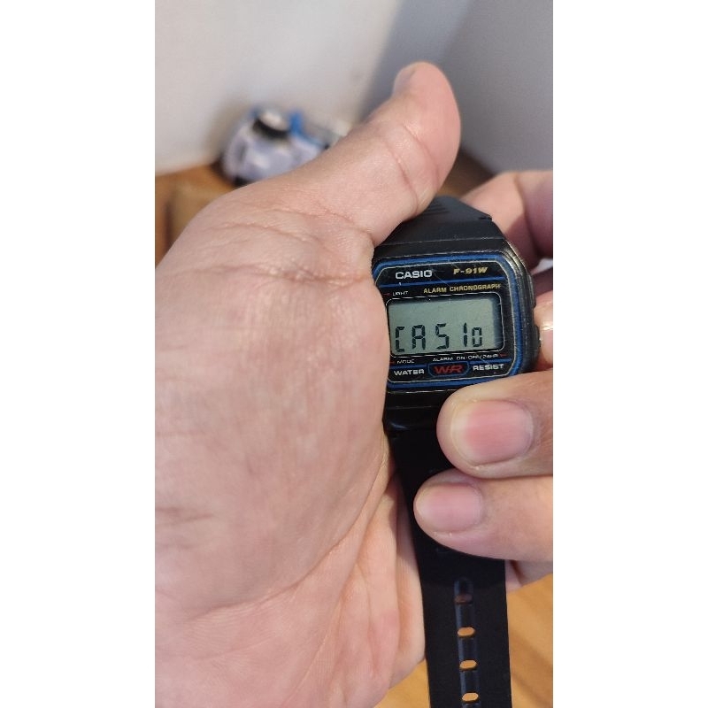 

Casio F91 w biru original