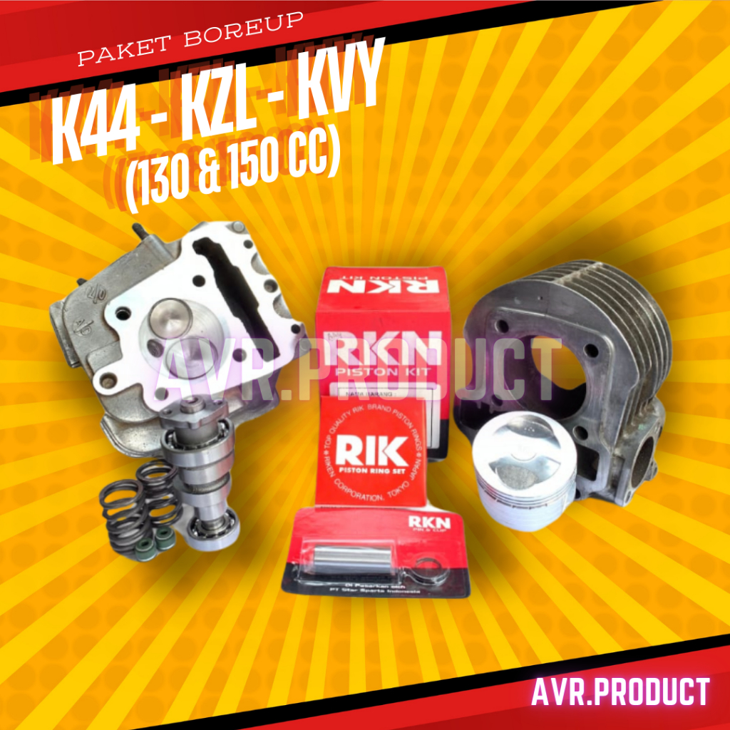PAKET BOREUP BEAT K44, KZL 130CC DAN 150CC, LENGKAP TINGGAL PASANG SAJA