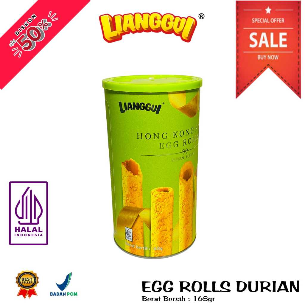 

[ LIANGGUI ] WAFER ROLL I EGG ROLLS DURIAN I DURIAN FLAVOR | VIRAL