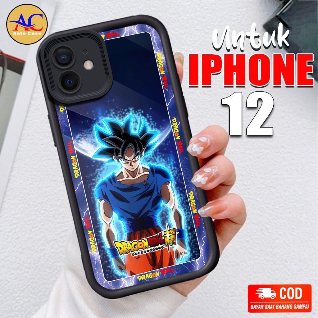 Softcase Glass kaca untuk IPHONE 12 DRGBL Casing Handphone Case Hp Procamera