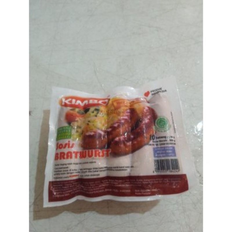 

Kimbo Sosis Bakar Sapi Original Isi 10pcs/500 Gram