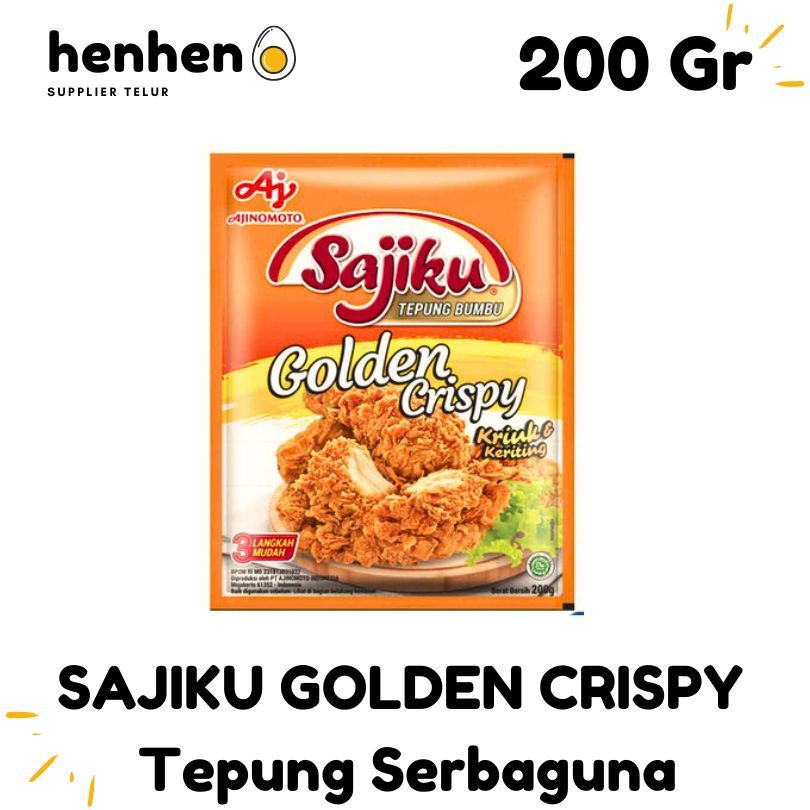 

SAJIKU TEPUNG BUMBU GOLDEN CRISPY SERBAGUNA 200 GRAM