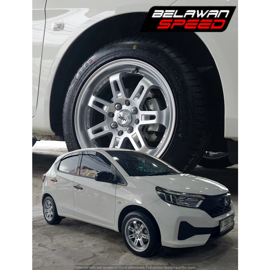 PAKETAN VELG PLUS BAN RING 15 UNTUK BRIO JAZZ YARIS VIOS MOBILIO FREED HSR DAIMON RING 15 PLUS BAN