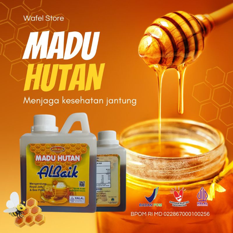 

Madu Hutan Murni Albaik 500gr - Full Nutrisi & Vitamin