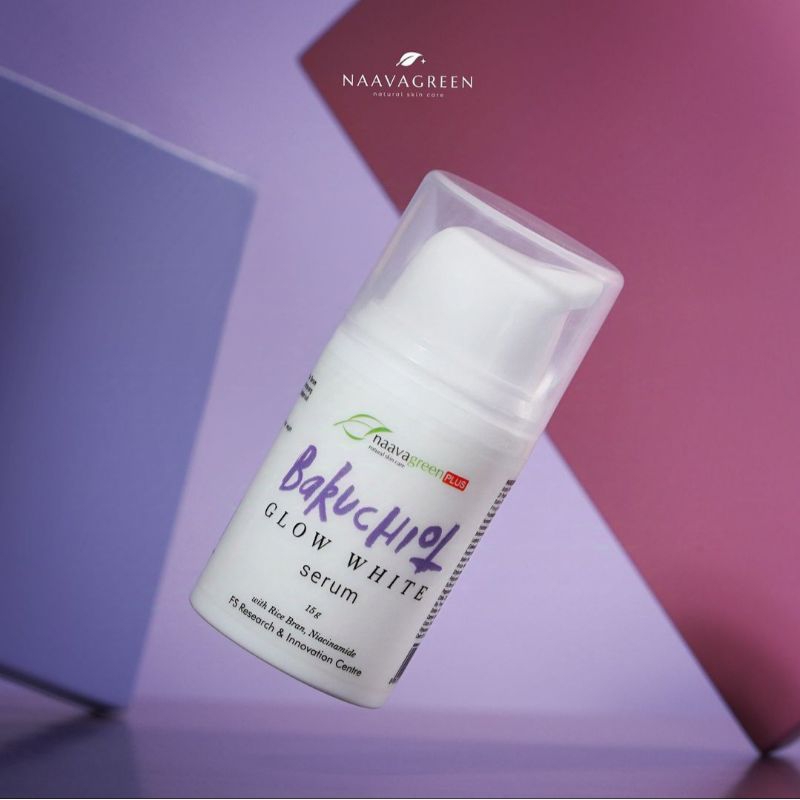 Naavagreen Bakuchiol Glow white serum//bakuchiol serum//serum naavagreen
