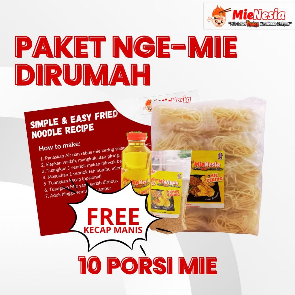 

Paket Nge-Mie Mienesia isi 10 porsi