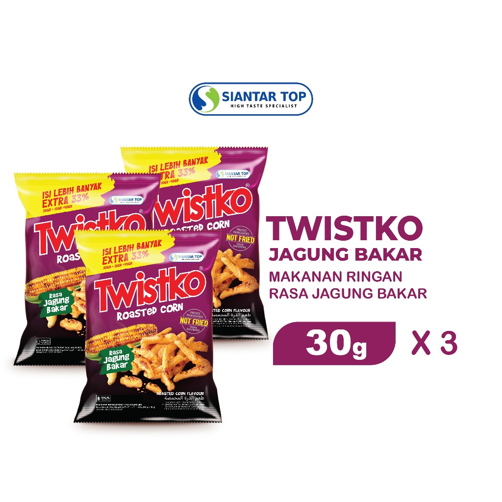 

Twistko Jagung Bakar 30 gr x 3 PCS - SIANTARTOP
