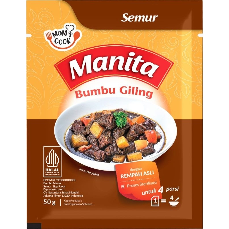 

BUMBU MASAK SEMUR MANITA50G