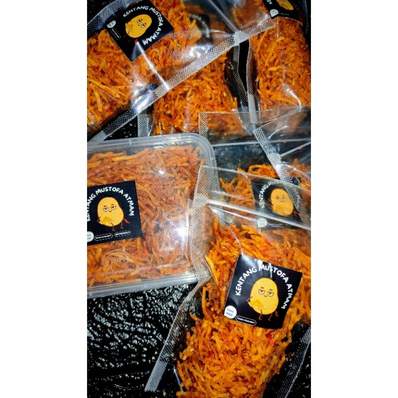

Kentang Mustofa Atmam Home Made Pedas Manis 100% kentang asli
