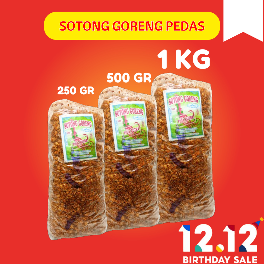 

Keripik Sotong Goreng Pedas 1KG