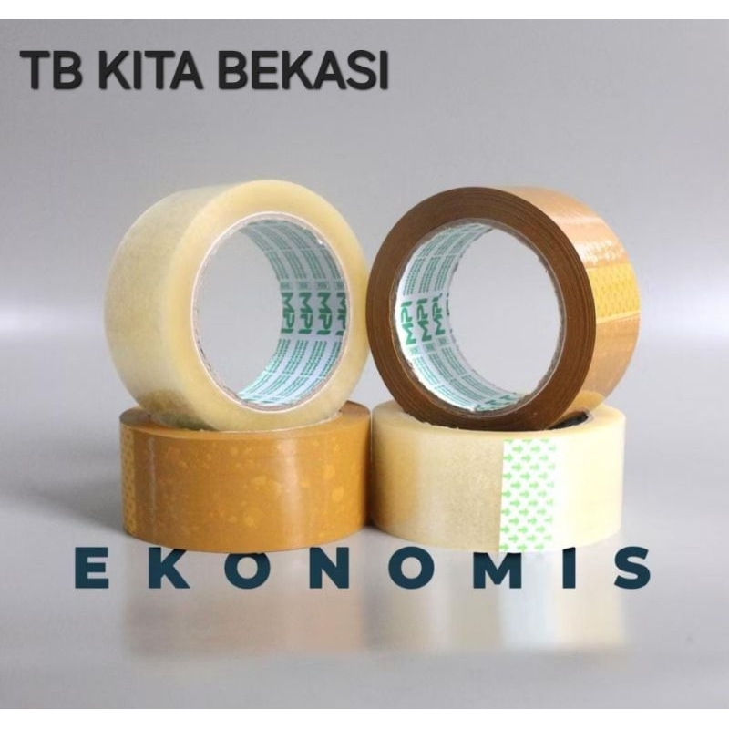 

LAKBAN BENING / LAKBAN COKLAT/ LAKBAN MASTER PACK INDONESIA EKONOMIS 45mm x 100 Yard
