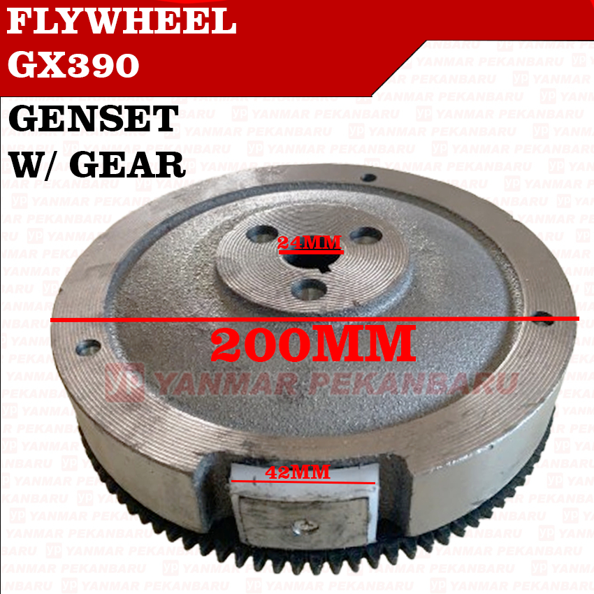 GX340 GX390 GX420 GX460 Flywheel Roda Gila Magnet Genset 5000 6000 7000 8000Watt