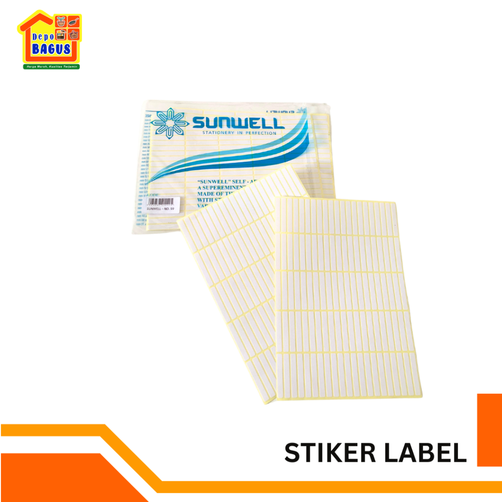 Stiker Label Undangan Polos / Print Label