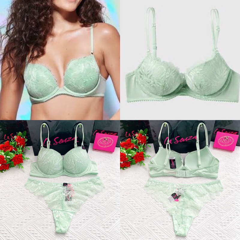 La Senza Original Bra Set Beyond Sexy Gel Push Up Size 36C ,36D 11199078