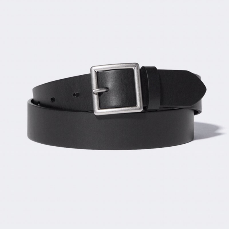 UNIQLO Men Belt Ikat Pinggang Pria Italian Leather Garrison Gesper