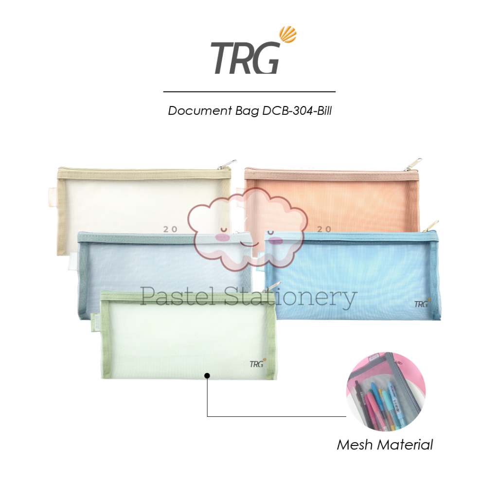 

TRG Document Bag Mesh Bill DCB-304 - Tas Map Dokumen Giro Tempat Alat Tulis Pensil TRG