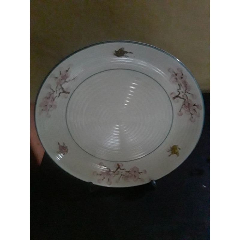 Baca Deskripsi--ANTIK unik thn70-80awal Piring besar 30cm(Ironstone) made in Japan(Mark huruf kanji 