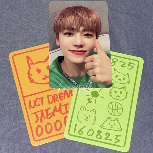 PhotoCard Lucky Card Set Jaemin 6 Anniversary NCT Dream
