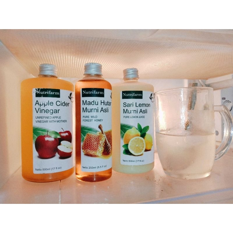 

NUTRIFARM | SARI LEMON ASLI DAN CUKA APEL 500 ML