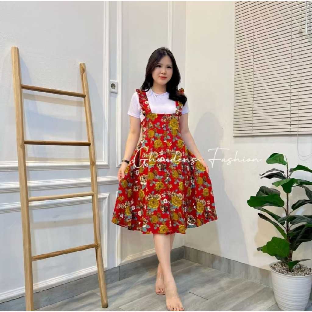 overal rose baju kodok wanita korea style Overall wanita The Rose Ruffle baju kodok wanita