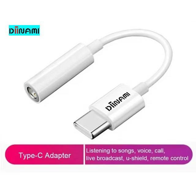 DIINAMI G15 Splitter Converter iPhone 15 16 Type C to Jack 3.5mm Audio Adapter