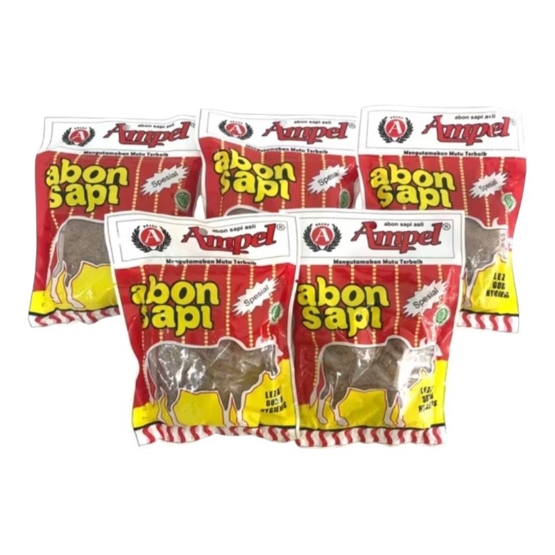 

Abon Sapi merk Nuri 90gr dan Abon Sapi Ampel 100gr