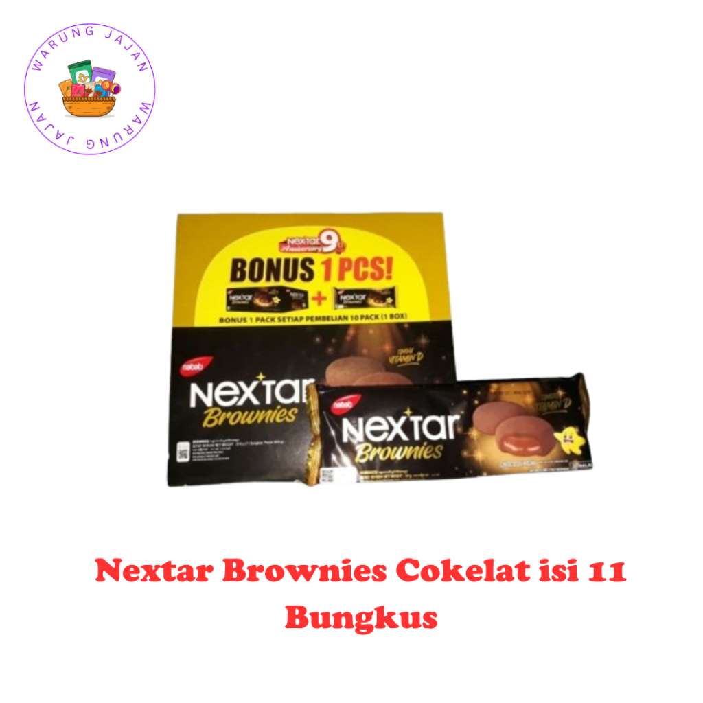 

Nextar Brownies Coklat Box isi 11 Bungkus