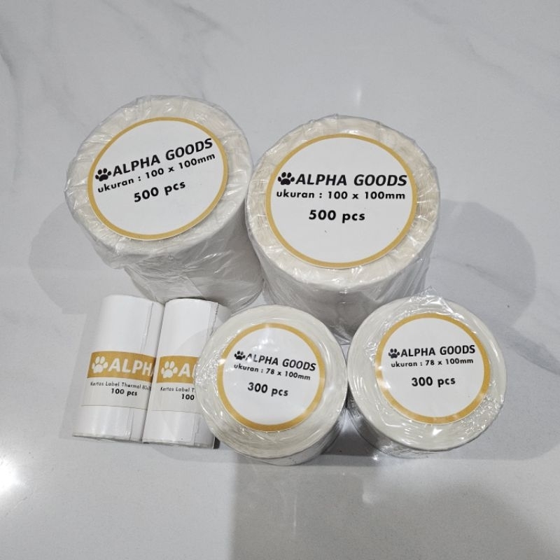 

Kertas Label Thermal 78x100 80x100 100x100