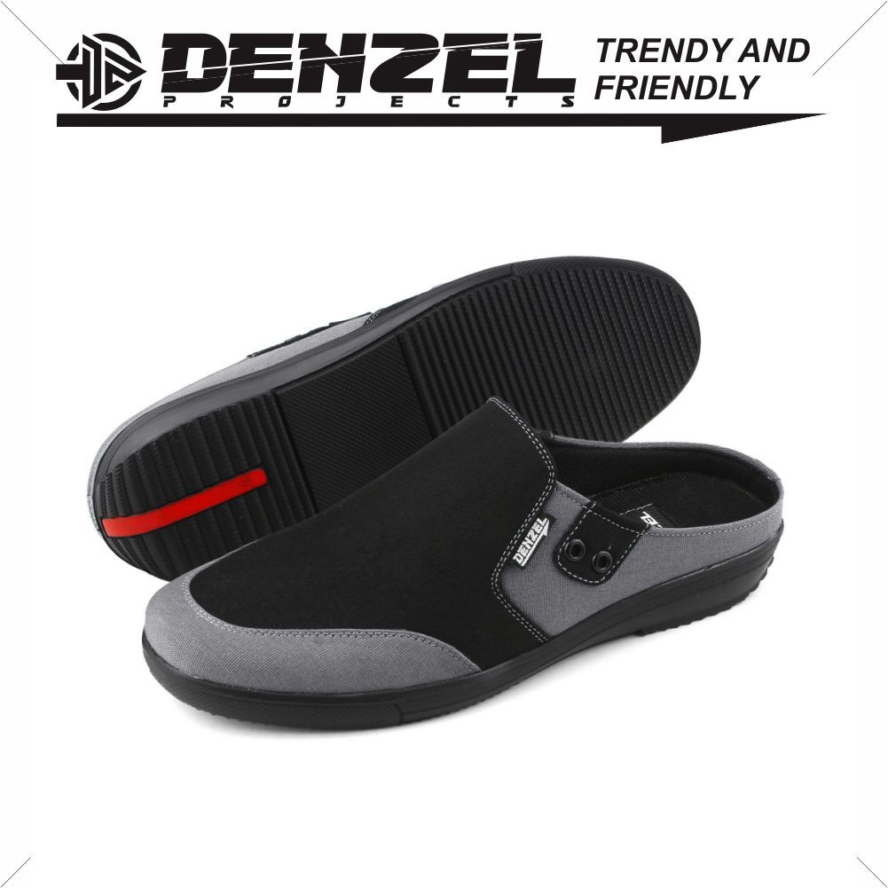 DENZEL DZ 32 Sepatu Sendal Pria Bustong Men Sandals Hitam  SEPATU PRIA  SANDAL PRIA
