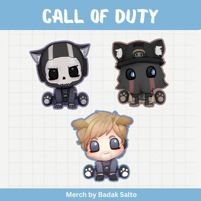 

Call of Duty Catto / Doggo Stickers