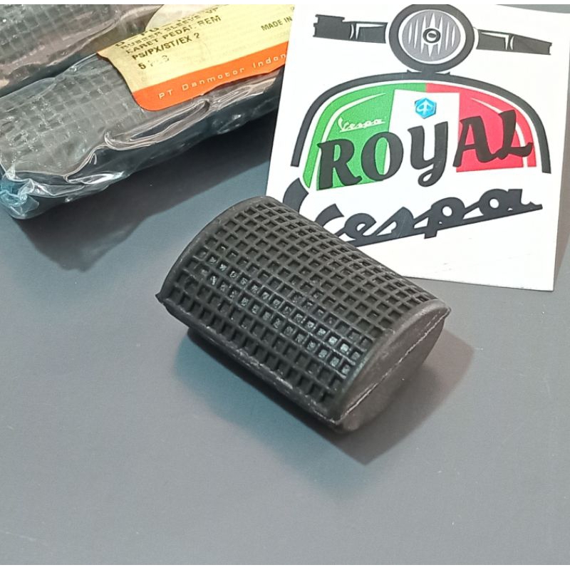 karet pedal rem vespa px ps excel exclusive pts ps DANMOTOR karet injakan rem vespa klasik