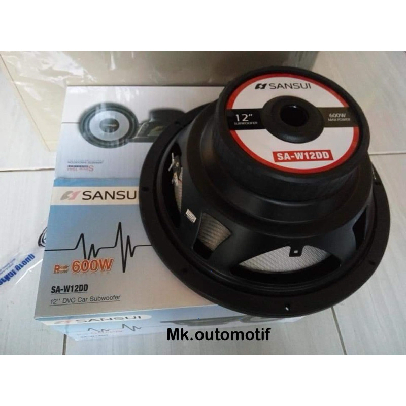 SUBWOOFER MOBIL SANSUI 12INCH SAW 12DD
