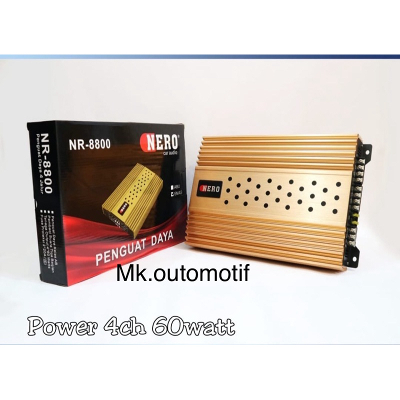 POWER MOBIL NERO NR 8800 4 CHANNEL