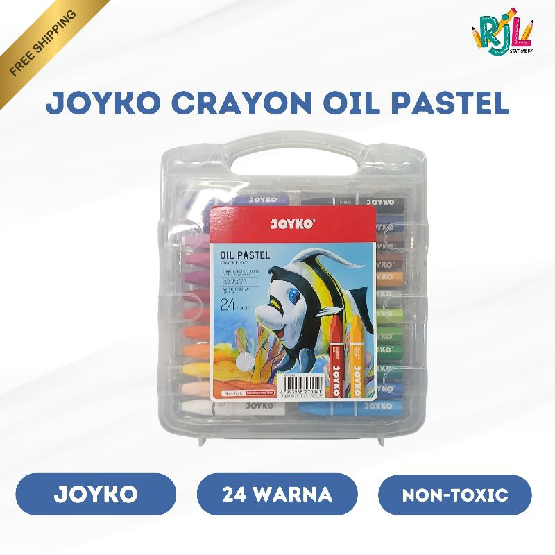 

Joyko Crayon Oil Pastel | 24 Warna | Non Toxic