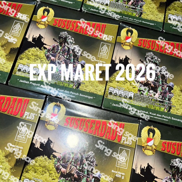 PROMO MURAH  RAMSUM SUSU SERDADU EXP 2026 / SUSU TNI FD 3 EPROKAL TNI/ Ransum Eprokal Plus Makanan d