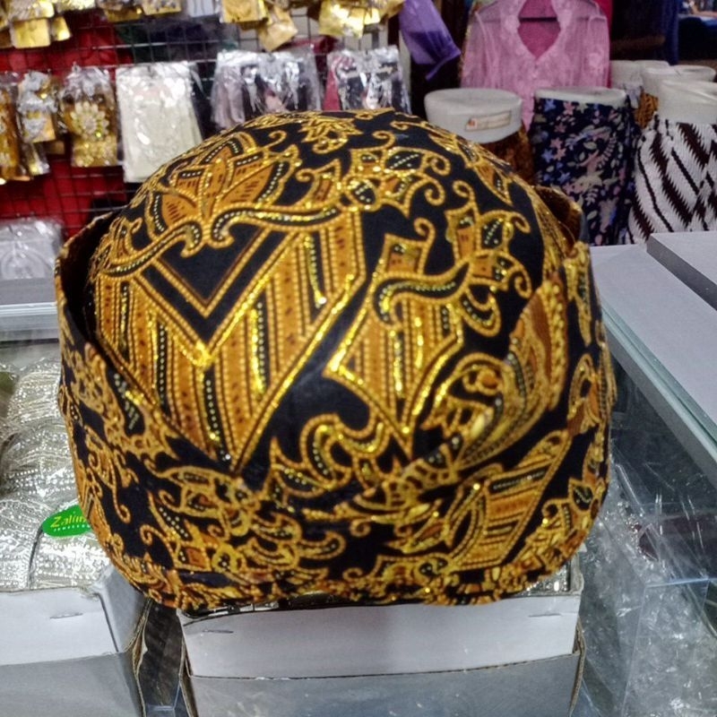 JHJ blankon prada / blankon pengantin / blangkon amon / blankon bapak / blankon premium