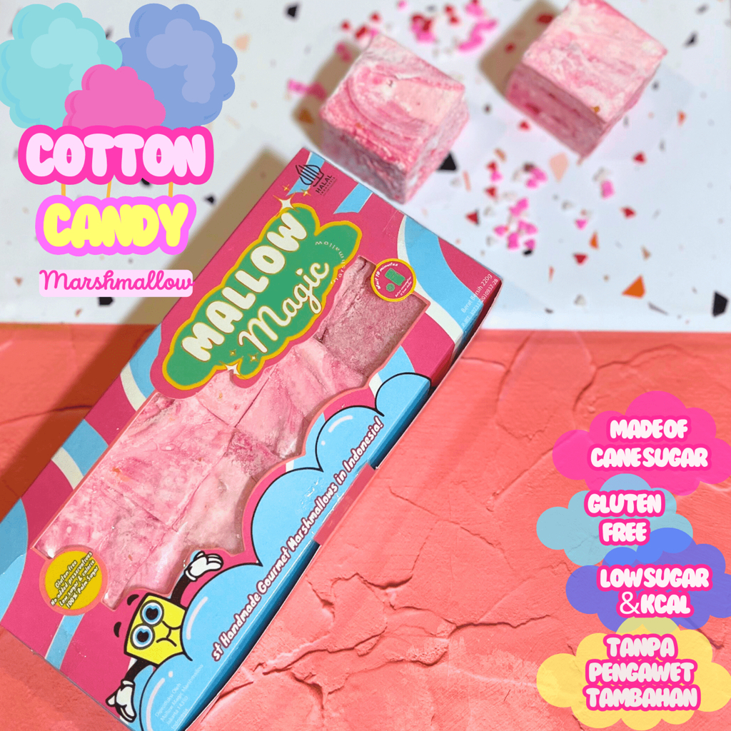 

Strawberry Cotton Candy Magic Marshmallow - (HALAL) Big Box Version