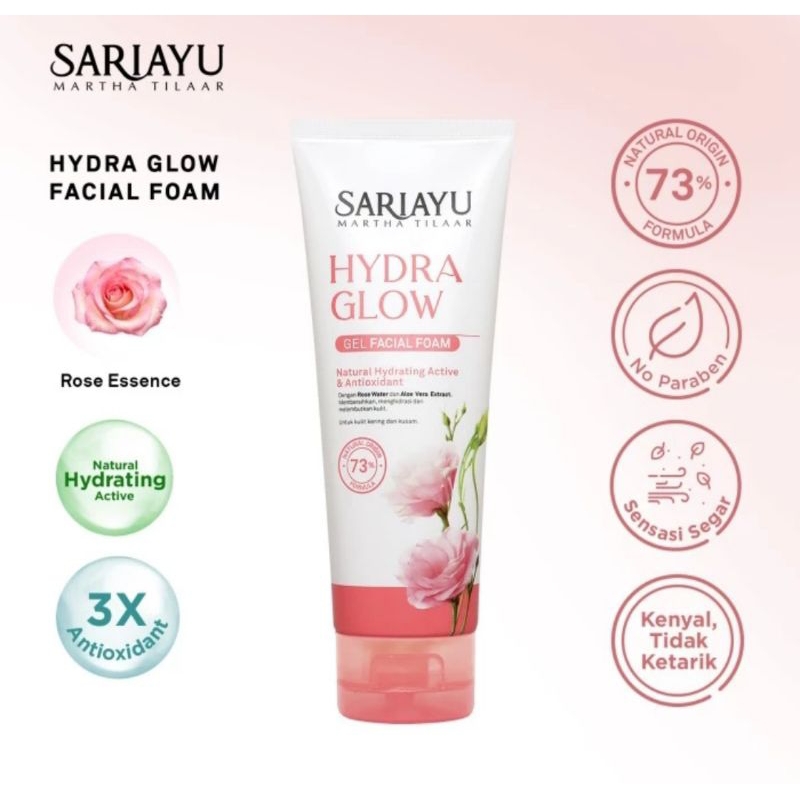 sariayu facial wash hydra glow