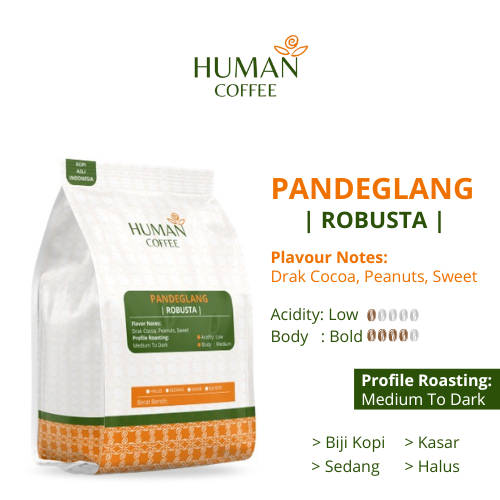 

HUMAN COFFEE - Kopi Robusta Pandeglang | Biji Kopi Bubuk Kopi Robusta Pandaglang