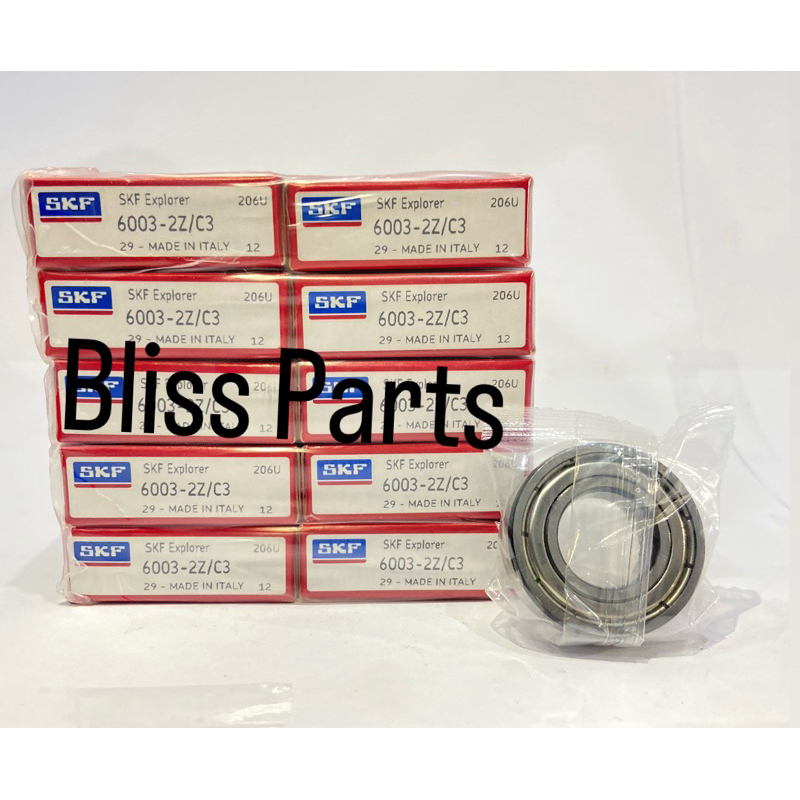 Ball Bearing SKF 6003 2Z/C3 6003 ZZ C3 SKF Original 17x35x10