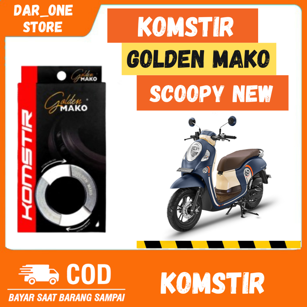KOMSTIR GOLDEN MAKO HONDA SCOOPY PRESTIGE ORIGINAL