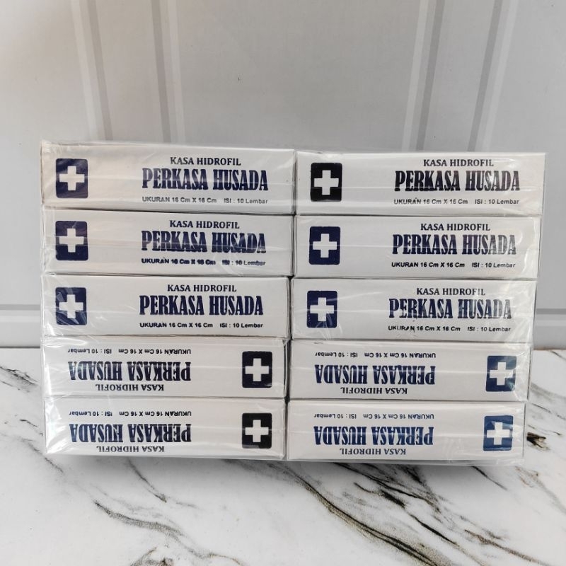 Kasa Steril Kasa Hidrofil Perkasa Husada isi 10 box