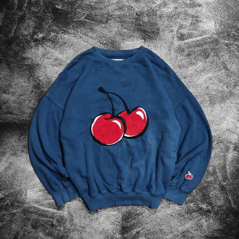 Kirsh Big Cherry Crewneck