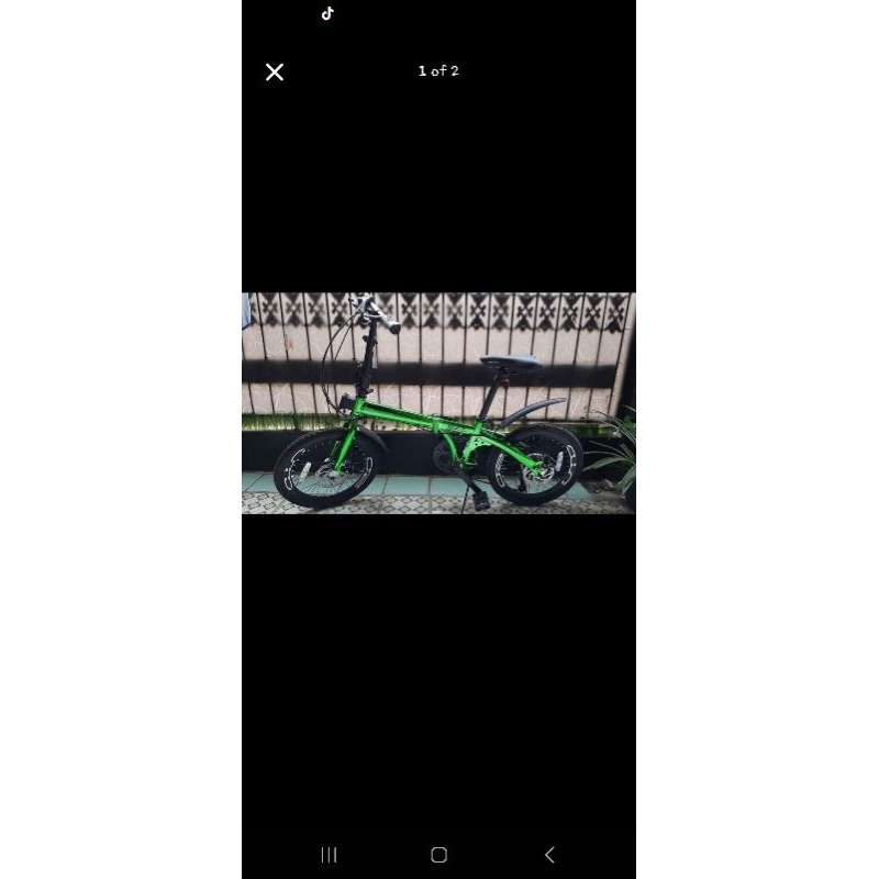 sepeda lipat United stylo beat preloved