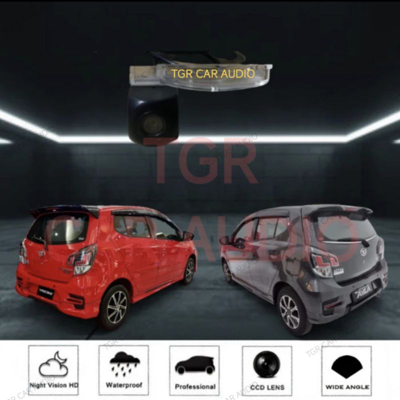 kamera mundur parkir mobil back camera oem toyota agya daihatsu ayla