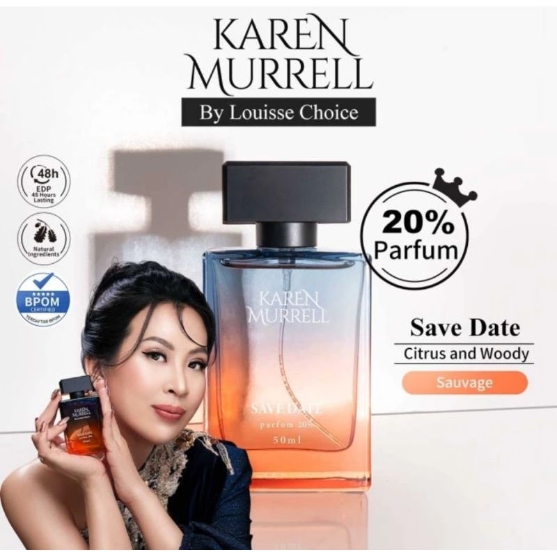 LOUISSE CHOICE x KAREN MURRELL - SAVE DATE Parfum 20% 50ml 48 Hours Lasting EDP