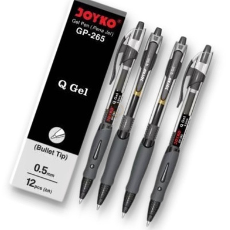 

KODE R93R Gel Pen Joyko GP265 5 mm 1 Pack isi 12 Pcs