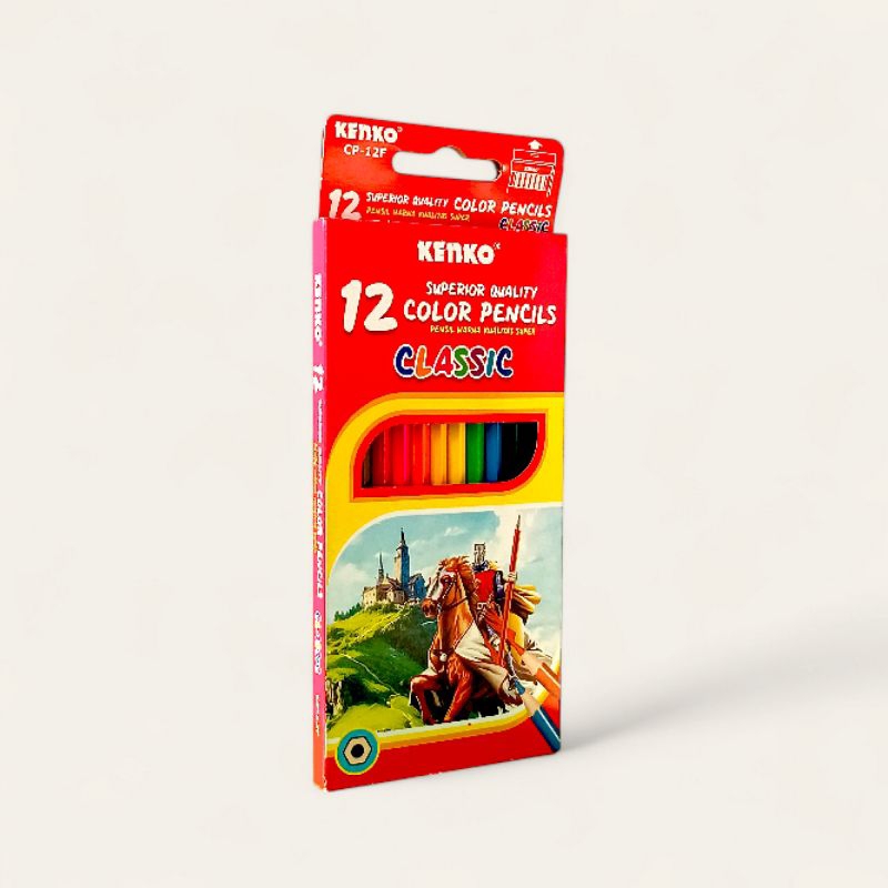 

Pensil Warna Panjang Isi 12 KENKO Superior Quality Pensil Mewarnai