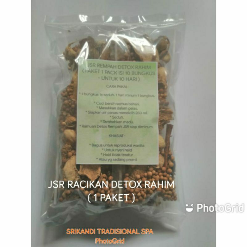

1 PACK - REMPAH JSR DETOX RAHIM UNTUK 7 HARI