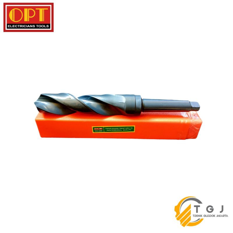 Mata bor besi 21mm twist drill taper shank hss bor besi model kones